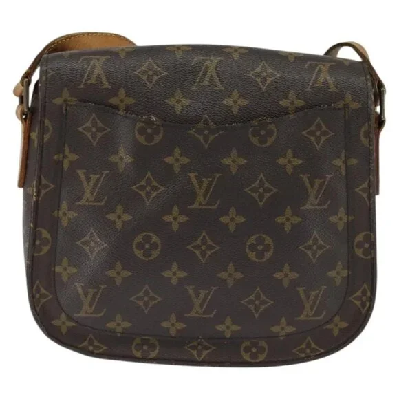 LOUIS VUITTON Monogram Saint Cloud GM Shoulder Bag M51242 LV Auth 150423 - Picture 3 of 16